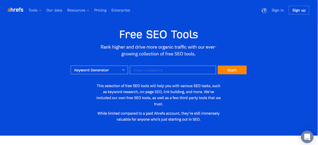 Ahrefs Keyword Generator